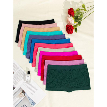 Γυναικεία χωρίς ραφές εσώρουχα με χαμηλή μέση, ύφασμα φλίς, κύριο ύφασμα 100% πολυεστέρας, επένδυση καβάλος 100% ίνες μπαμπού