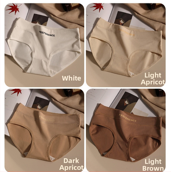 Γυναικείο βαμβακό εσώρουχο, διαπνέον, γρήγορο στέγνωμα, πλεγμένο ύφασμα, μεσαία μέση, 95% βαμβάκι