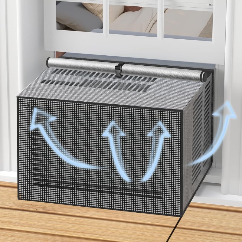 Κάλυμμα κλιματιστικού – Πολυεστέρας, FX μάρκα, Μοντέρνο Μινιμαλιστικό Στυλ, Διαθέσιμη Επεξεργασία Κατ’ Παραγγελία