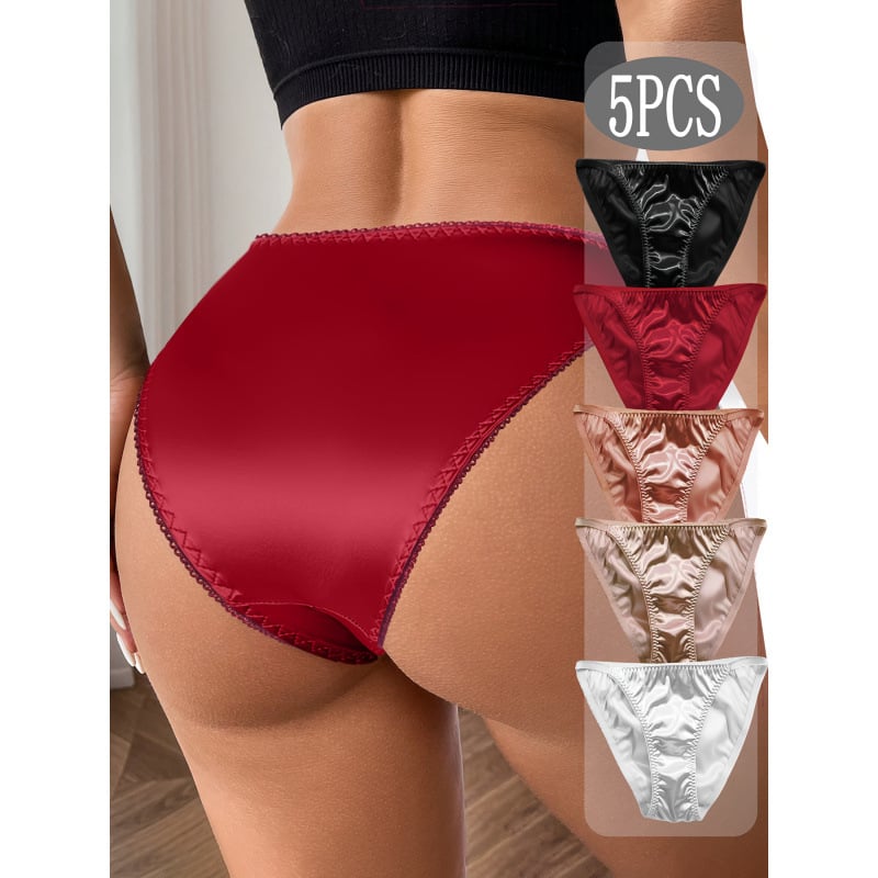 Chiloți femei talie joasă – model 3D, toamnă, 100% poliester, căptușeală din bambus