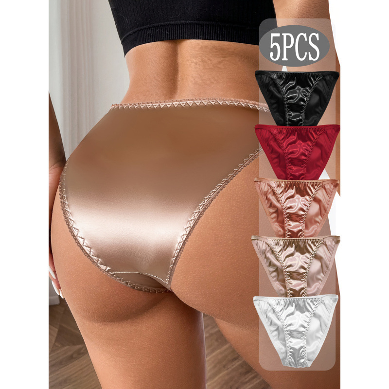 Chiloți femei talie joasă – model 3D, toamnă, 100% poliester, căptușeală din bambus