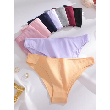 Γυναικείο εσώρουχο με χαμηλή μέση, 100% πολυεστέρας, επένδυση από ίνες μπαμπού, αναπνέον, μοντέλο zk1731217824570904721