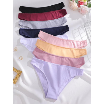 Γυναικείο εσώρουχο με χαμηλή μέση, 100% πολυεστέρας, επένδυση από ίνες μπαμπού, αναπνέον, μοντέλο zk1731217824570904721