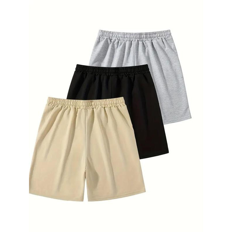 Pantaloni scurți de pijama cu imprimeu ursuleț, din nailon, respirabili și comozi pentru primăvară.