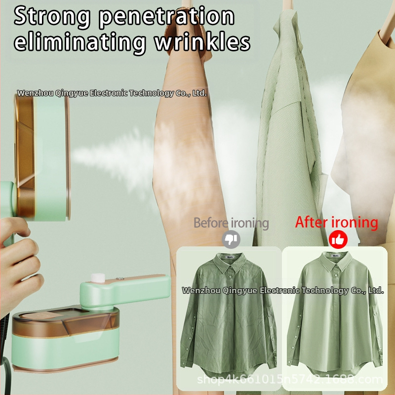 XN-004 Ръчна парна ютия с титиева гладяща плоча, три нива на температура, механично регулиране, кабелна или безкабелна работа