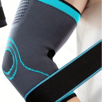 Πλεκτό προστατευτικό αγκώνα για μπάσκετ, ναϊλον κατασκευή, για ενήλικες, υπαίθρια αθλήματα