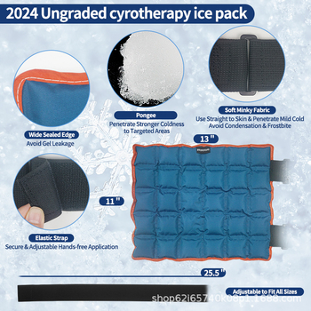 Παγωτικό πακέτο γονάτου για ψύξη, ύφασμα Chunya Textile, Πολυμερές γέμισμα, 154 g, Μοντέλο WB10003828