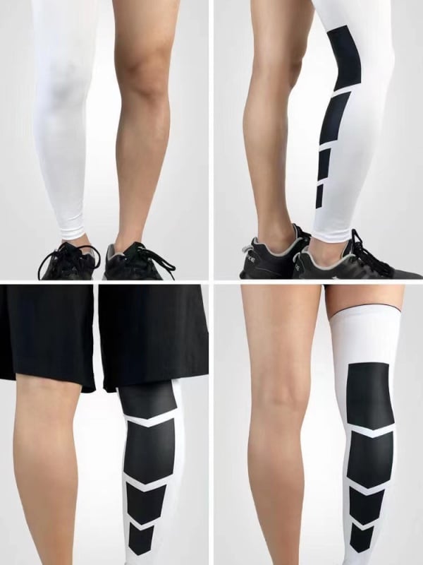 Σετ καλτσών κνημιαίας προστασίας για ποδόσφαιρο – Energy σειρά, βαθμιαία συμπίεση, αναπνεύσιμες, για παιδιά και ενήλικες | RX-FOX Πολυεστέρας, Μοντέλο 74102