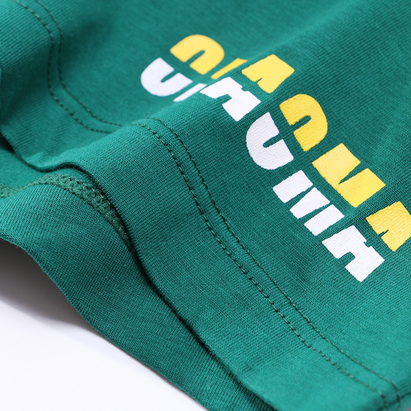 Boxeri bărbați din bumbac, respirabili, talie medie, 95% bumbac, țesătură simplă, OEM personalizare