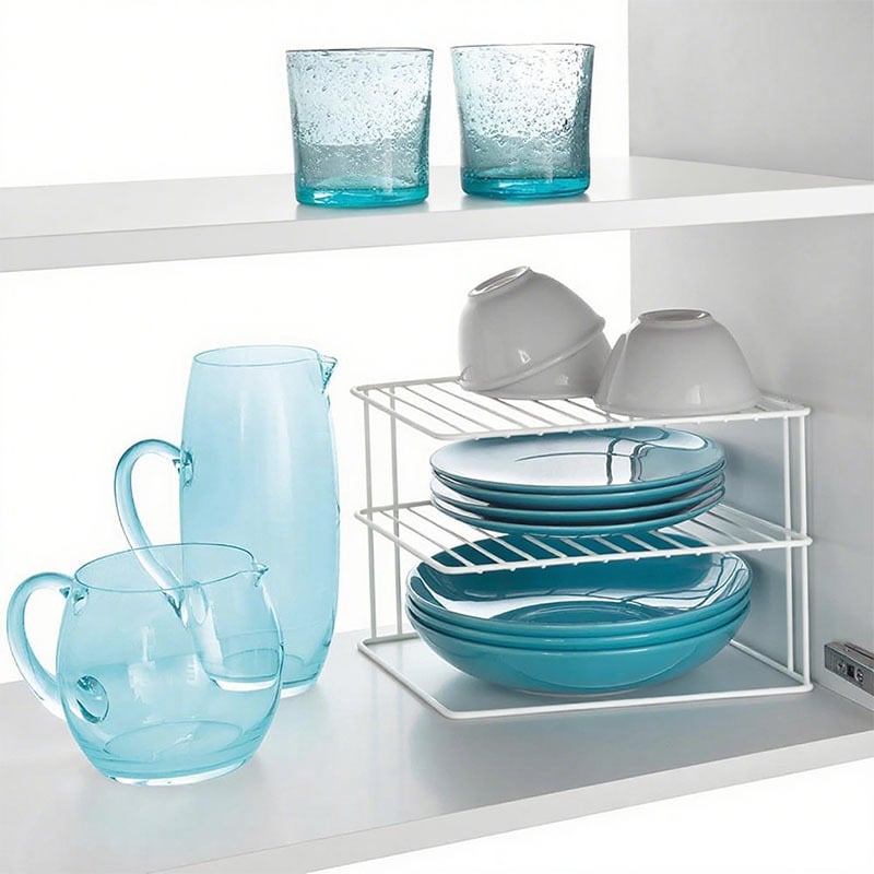 Γωνιακό ράφι δαπέδου για μπαχαρικά, μεταλλικός πολυλειτουργικός οργανωτής κουζίνας, χωρίς εγκατάσταση, μοντέρνο μινιμαλιστικό στυλ, Καταγωγή Γιονγκκανγκ