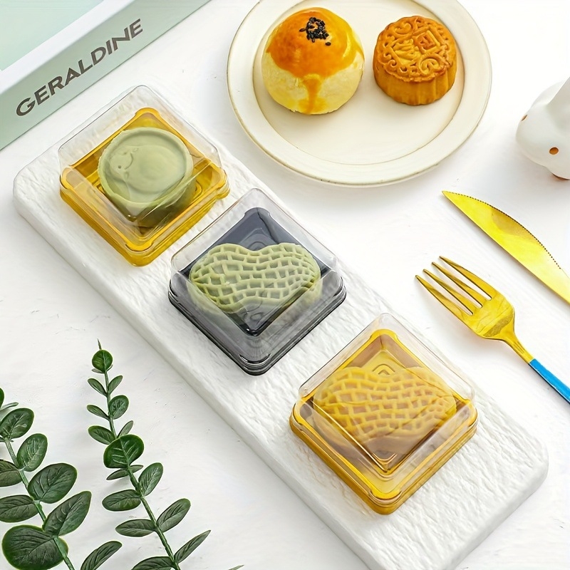 Cutie pentru tort pătrată, transparentă, ambalaj clar, Model jd601100130932997; IP autorizat: Nu; Cadou: Nu