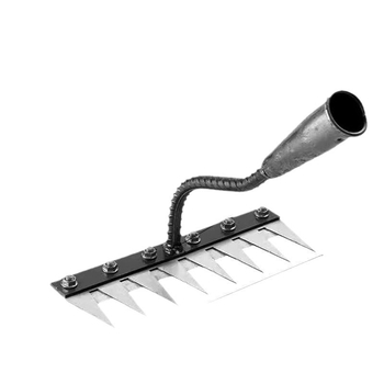 Φτυάρι ζιζανίων από χάλυβα μαγανίου με δόντια – πολυλειτουργικό γεωργικό εργαλείο για χαλάρωση εδάφους