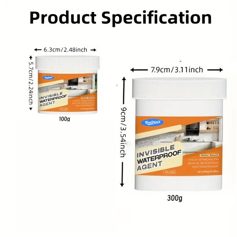 Διαφανής πολυχρηστικός στεγανοποιητής — μάρκα kineshinex, κωδ. 69-40-FSJ459; αδιάβροχος και ανθεκτικός στην υγρασία