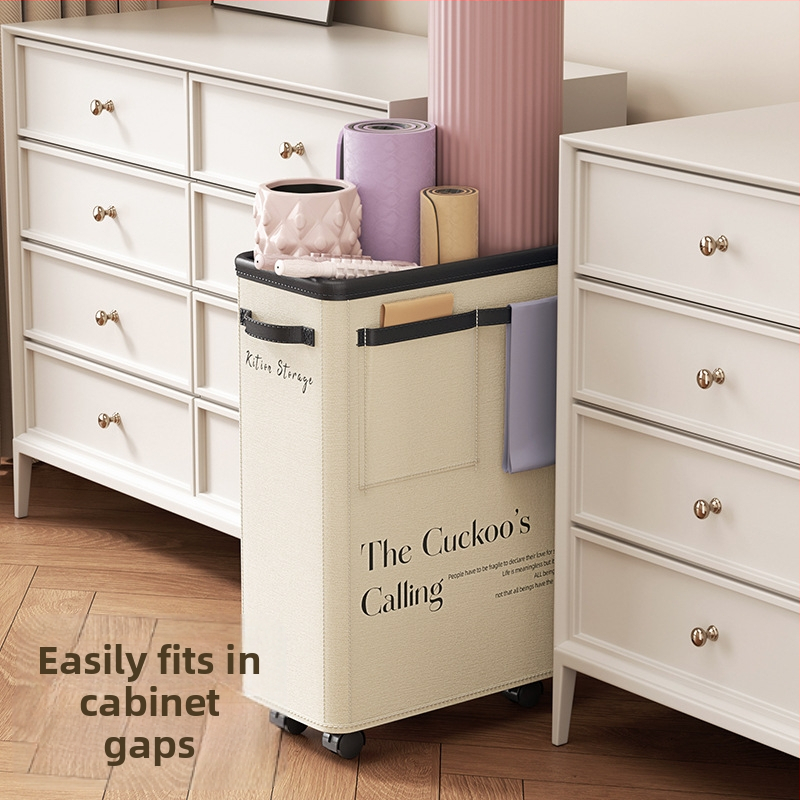 Box na skladovanie jógy, skladací, so 360° otáčajúcimi kolieskami, kapacita 40–50 l, rozmery 56×39×20 cm