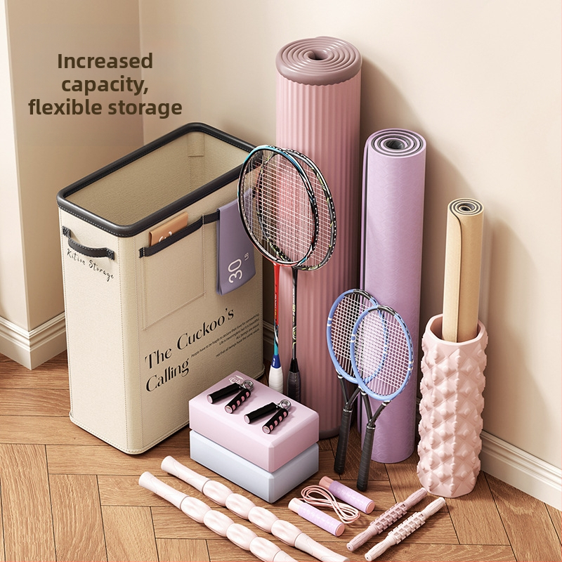 Box na skladovanie jógy, skladací, so 360° otáčajúcimi kolieskami, kapacita 40–50 l, rozmery 56×39×20 cm