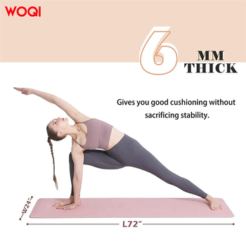 WOQI στρώμα γιόγκα, TPE υλικό, 3 kg, πάχος 6 mm