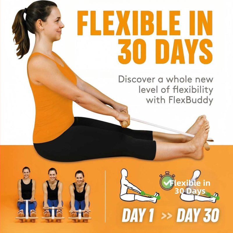 Vispārējā ķermeņa izstiepšanas nūja – koka konstrukcija, zīmols Zemu, produkta kods: Yoga resistance band