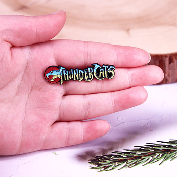 Broš με λογότυπο γάτας-αστραπής, κράμα, ηλεκτροπλατίωση, διακοσμητικό, unisex, προσωπικό στυλ