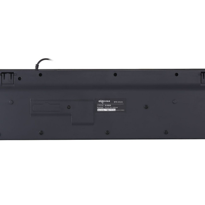 Patriot W916 ενσύρματο USB μεμβρανικό πληκτρολόγιο, 107 πλήκτρα, υλικό σιλικόνης, κατάλληλο για επιτραπέζιους υπολογιστές