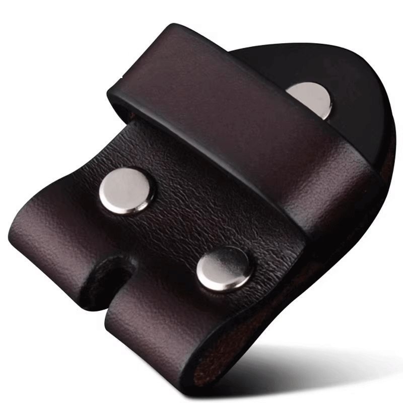 Accesoriu pentru curea din piele naturală cu cataramă cu pin — piele din primul strat, cataramă din aliaj, lansare primăvara 2025