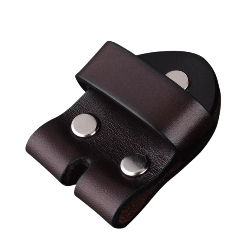 Accesoriu pentru curea din piele naturală cu cataramă cu pin — piele din primul strat, cataramă din aliaj, lansare primăvara 2025