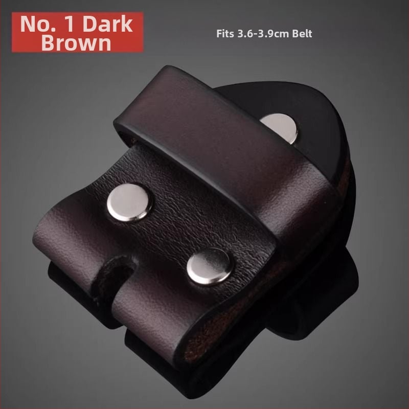 Accesoriu pentru curea din piele naturală cu cataramă cu pin — piele din primul strat, cataramă din aliaj, lansare primăvara 2025