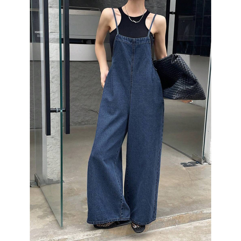 Džinsinis kombinezonas, verslo stilius, tiesus kirpimas, laisvas kirpimas, fleece vidinis pamušalas