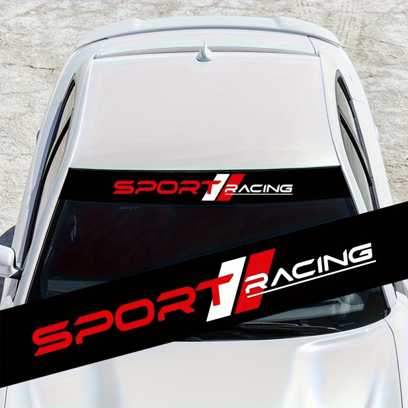 Autó első szélvédőjére szánt fényvisszaverő matrica, öntapadós, szívófejű rögzítés