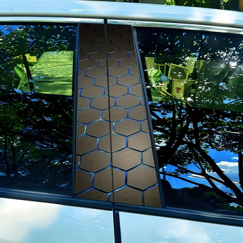 Βινυλικό αυτοκόλλητο για τη B-στήλη του αυτοκινήτου, σετ 2 τεμάχια, αντιχαρακτικό, αδιάβροχο