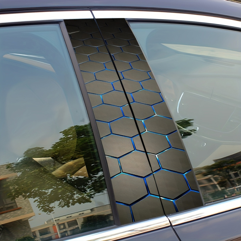 Βινυλικό αυτοκόλλητο για τη B-στήλη του αυτοκινήτου, σετ 2 τεμάχια, αντιχαρακτικό, αδιάβροχο