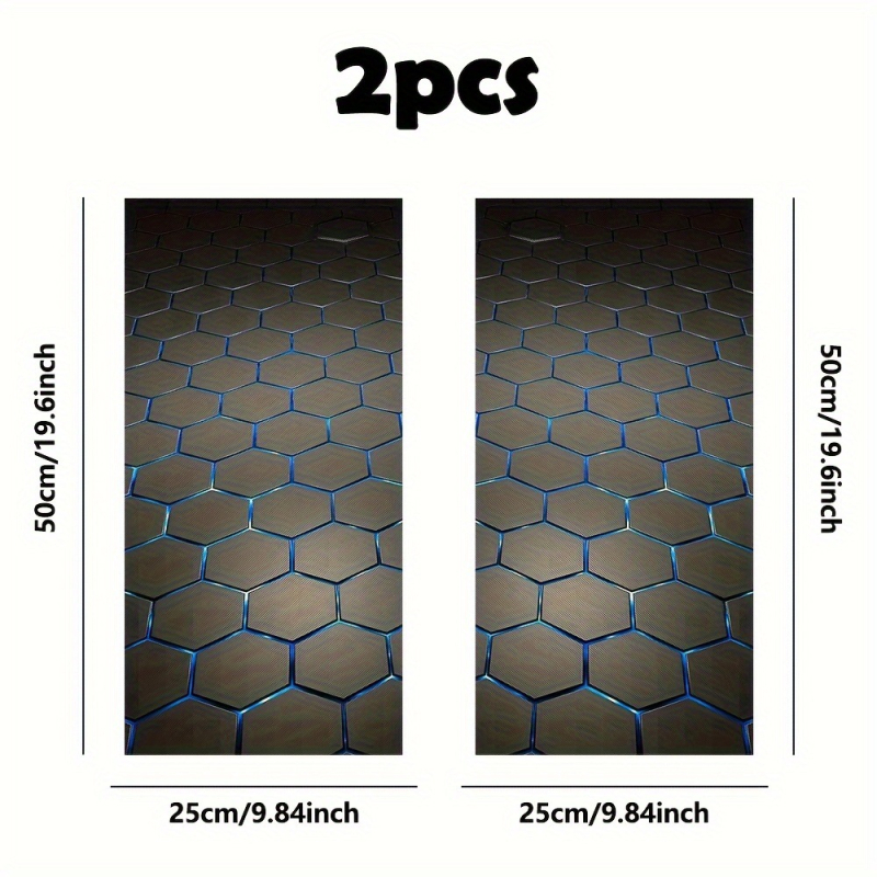 Βινυλικό αυτοκόλλητο για τη B-στήλη του αυτοκινήτου, σετ 2 τεμάχια, αντιχαρακτικό, αδιάβροχο