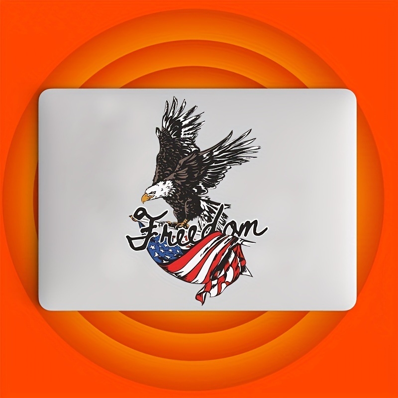 Autocolant pentru caroserie cu design steag de vultur pentru geamuri și bare de protecție; instalare prin lipire