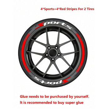 Tire Letter Sticker – Novi stil modifikacije guma, dekorativno (Brand: Other; Model: Other; Broj artikla: sh125883492; Zemlja porijekla: Kina; Prilagođavanje: Ne)