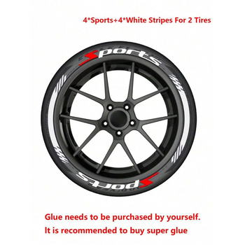 Tire Letter Sticker – Novi stil modifikacije guma, dekorativno (Brand: Other; Model: Other; Broj artikla: sh125883492; Zemlja porijekla: Kina; Prilagođavanje: Ne)