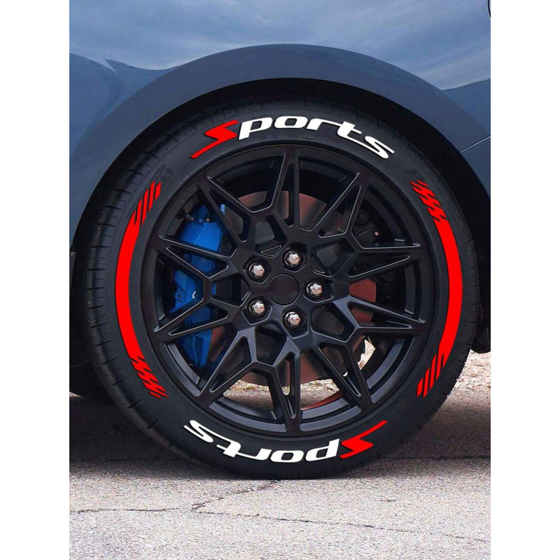 Tire Letter Sticker – Novi stil modifikacije guma, dekorativno (Brand: Other; Model: Other; Broj artikla: sh125883492; Zemlja porijekla: Kina; Prilagođavanje: Ne)