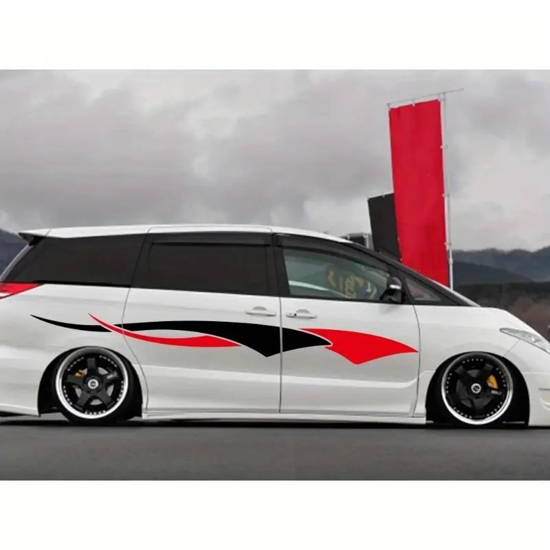 Automobilio kėbulo lipdukas - universalus modelis, vinilas, dviejų spalvų raštas, Fengchi FC-065