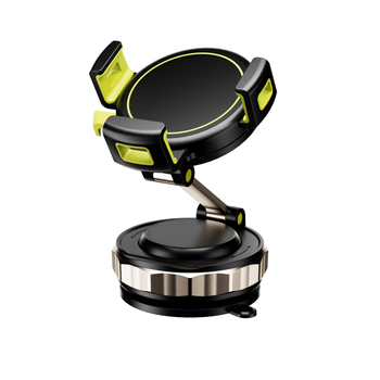 Държач за телефон за кола със вакуумна чашка, 360° завъртане и магнитна фиксация – универсален за табло