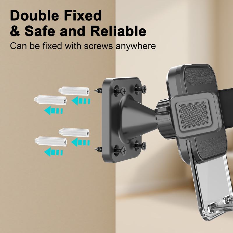 Autótelefon-tartó - Műanyag konstrukció, Univerzális kompatibilitás