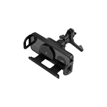 Сгъваем държач за телефон за кола със безжично бързо зареждане - 7,5 W, монтаж на въздушен вентил със щракване, модел X07, универсална съвместимост