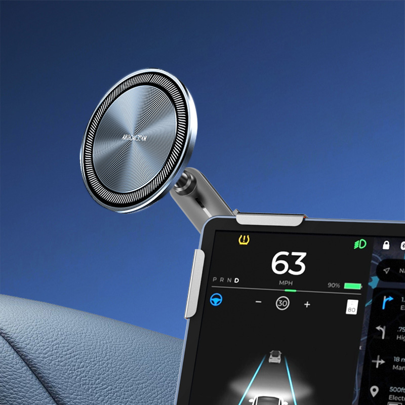 MagSafe suport magnetic auto pentru ecranul bordului, încărcare wireless 7.5W, montaj snap-on