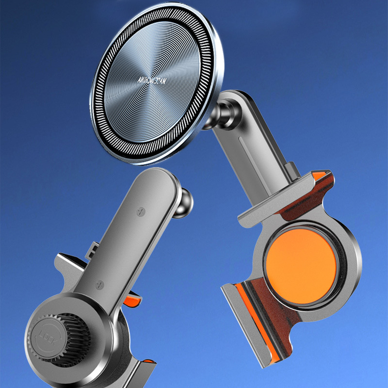 MagSafe suport magnetic auto pentru ecranul bordului, încărcare wireless 7.5W, montaj snap-on