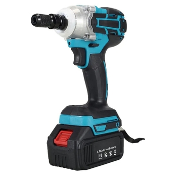 Ασύρματο σετ εργαλείων με υψηλή ροπή, κινητήρας χωρίς ψήκτρες, μπαταρία λιθίου 21V, πολλαπλές ταχύτητες, σφιγκτήρας με τρεις σιαγόνες