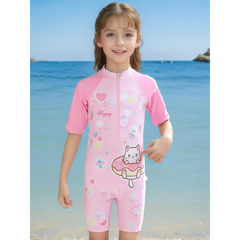 Ολόσωμο μαγιό για παιδιά – Lolita στυλ, ύφασμα Lyocell (αναγεννημένες ίνες κυτταλόζης), κατάλληλο για παιδιά 8+ ετών (140 cm+), ασφάλειας κατηγορίας C