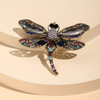Καρφίτσα dragonfly, κράμα ψευδάργύρου, INS στυλ, φιλικό προς το περιβάλλον, διακοσμητικό αξεσουάρ