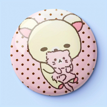 Καρφίτσα με μοτίβο γάτας από κινούμενα σχέδια, πλαστικό υλικό, ρυθμιζόμενη, μοντέλο jd601101065068966 (Χειμώνας 2025)