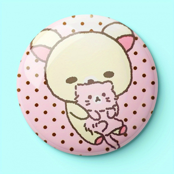 Καρφίτσα με μοτίβο γάτας από κινούμενα σχέδια, πλαστικό υλικό, ρυθμιζόμενη, μοντέλο jd601101065068966 (Χειμώνας 2025)