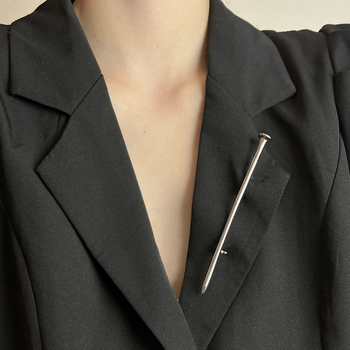 Καρφίτσα από κράμα για γυναίκες — διπλής χρήσης, αυτοάμυνα, στυλ προσωπικό, μινιμαλιστικό σχέδιο