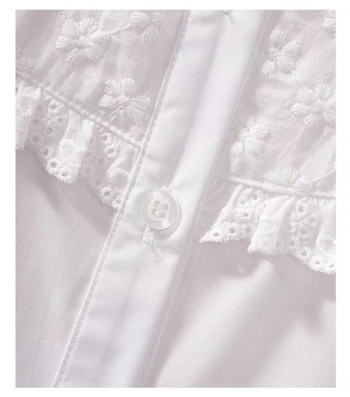 Γυναικείο πουκάμισο με φιόγκο και φουσκωτές μανίκες, βαμβακερό, με γιακά τύπου πέτο, καλοκαίρι