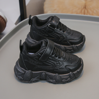 Unisex παιδικά αθλητικά παπούτσια περπατήματος, διαπνέον επάνω από microfiber, ελαφριά κατασκευή, σόλα από καουτσούκ-πλαστικό, κλείσιμο με Velcro, κατάλληλα για ηλικίες 4–16 ετών