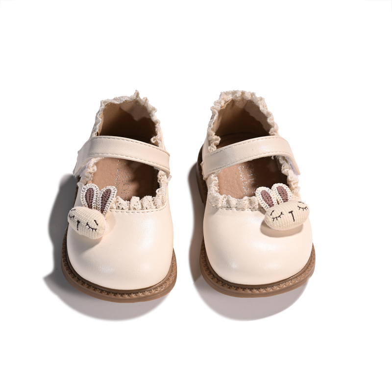 Ghete de piele pentru fete - stil coreean, piele Ultra-Fiber, pentru copii 1–3 ani